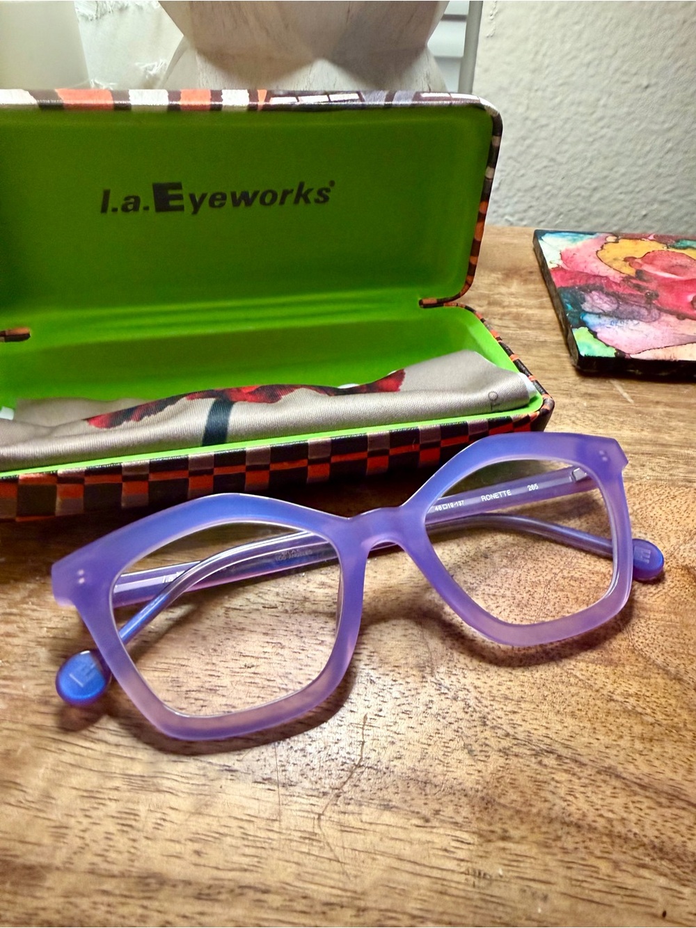 Violuscious “Ronette” frame from LA Eyeworks